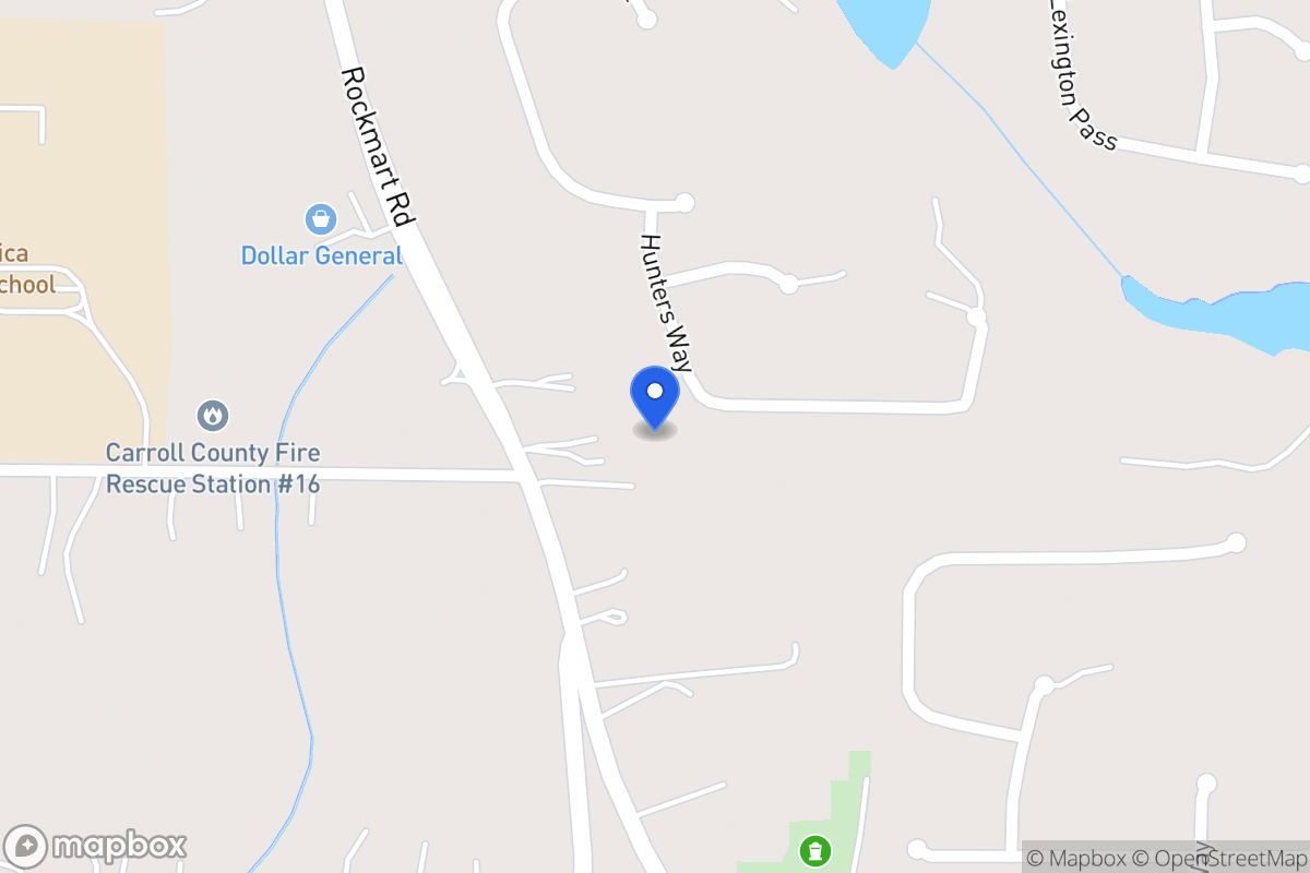 Map of 141 Hunters Way