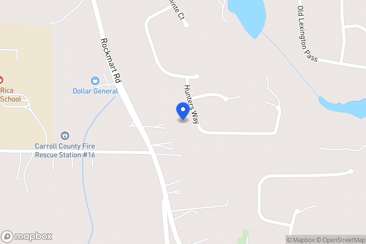 Map of 129 Hunters Way