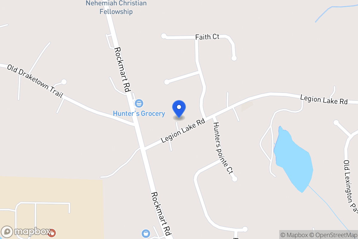 Map of 50 Legion Lake Rd