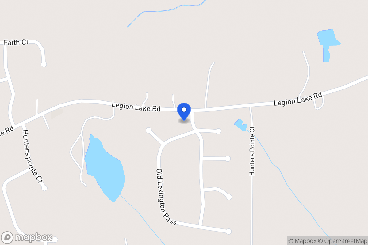 Map of 203 Olde Lexington Pass