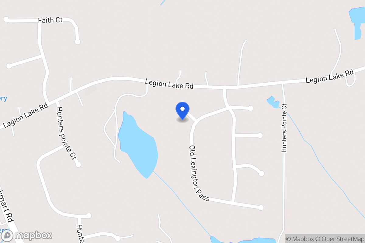 Map of 251 Olde Lexington Pass