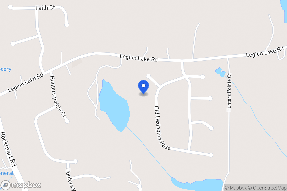 Map of 263 Olde Lexington Pass
