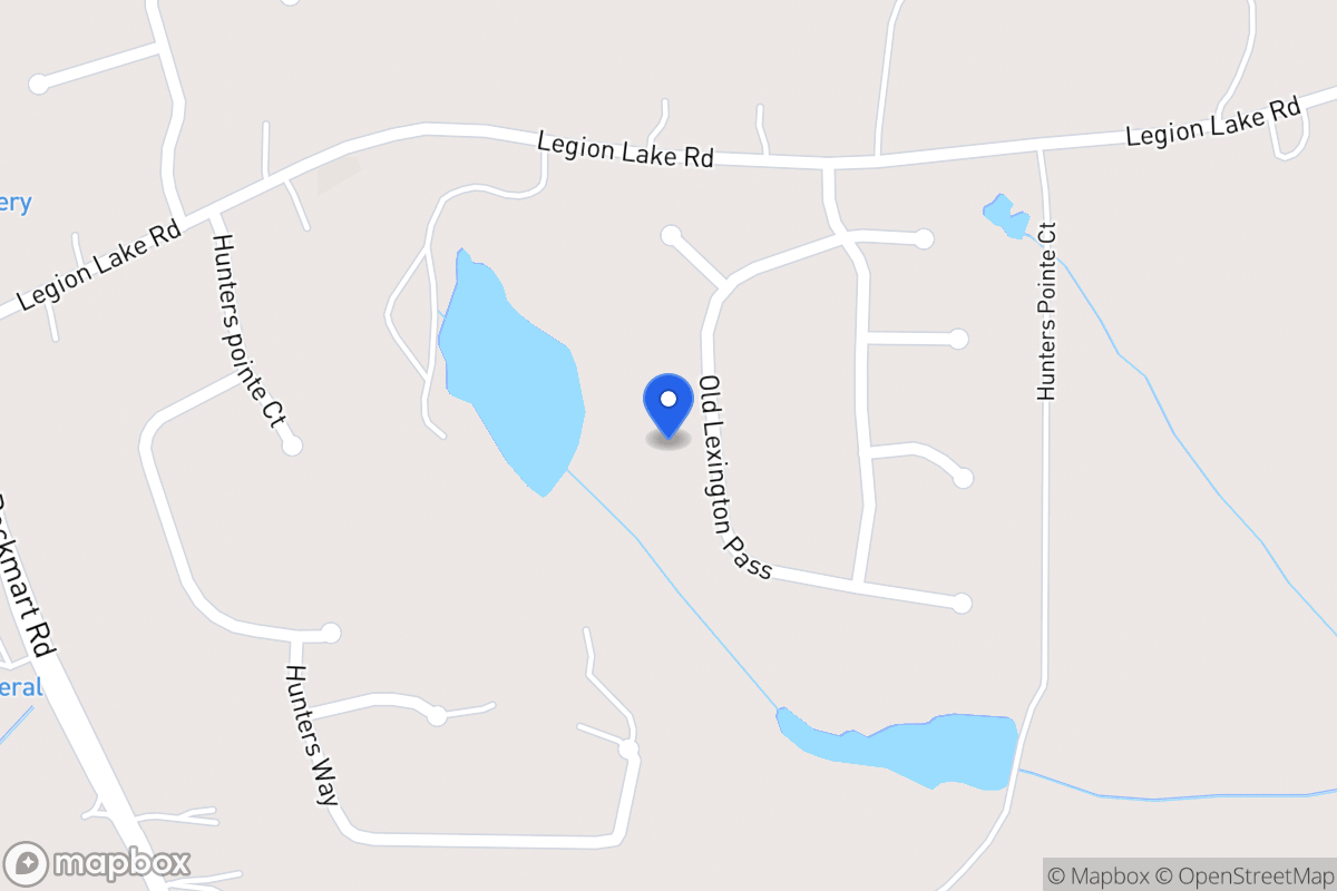 Map of 299 Olde Lexington Pass
