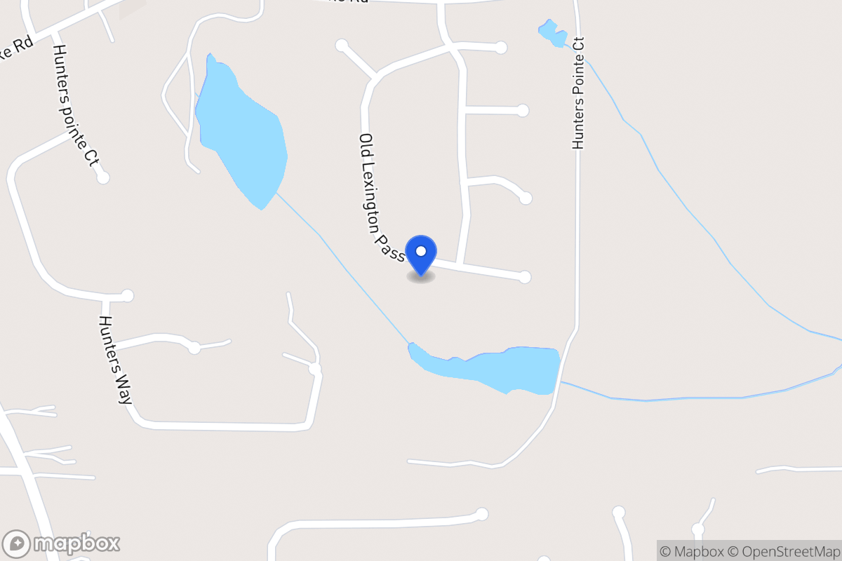 Map of 347 Olde Lexington Pass