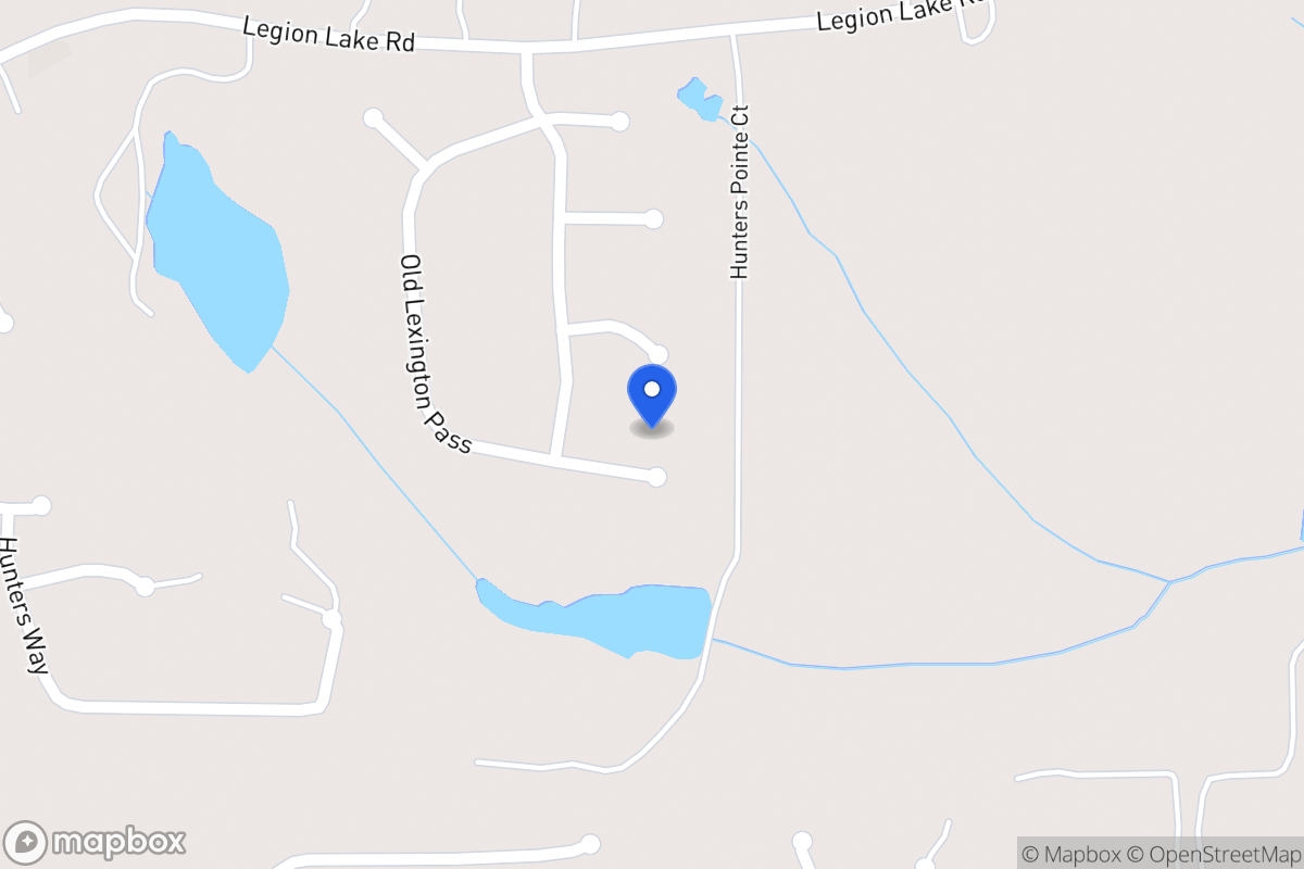 Map of 380 Olde Lexington Pass