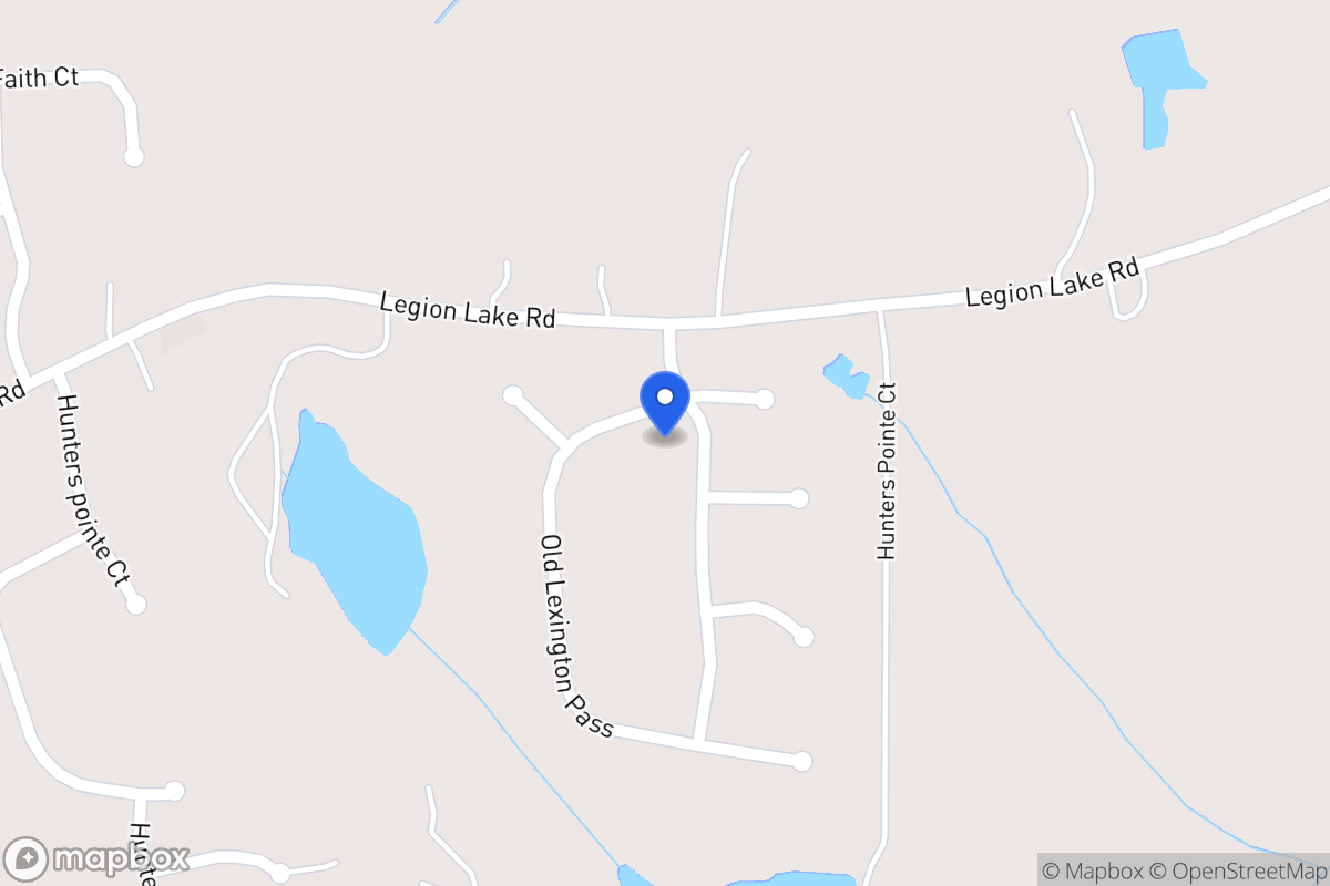 Map of 200 Olde Lexington Pass