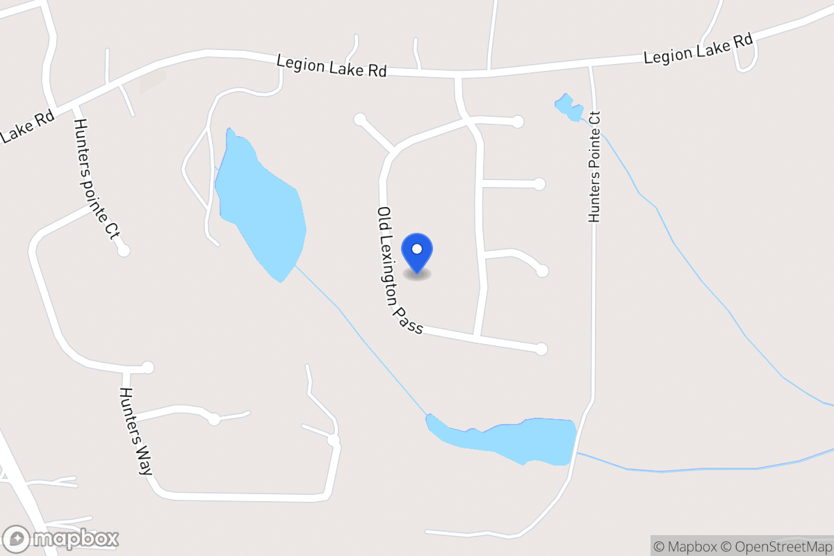 Map of 308 Olde Lexington Pass