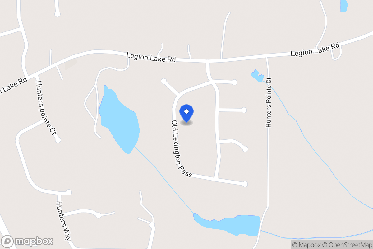 Map of 284 Olde Lexington Pass