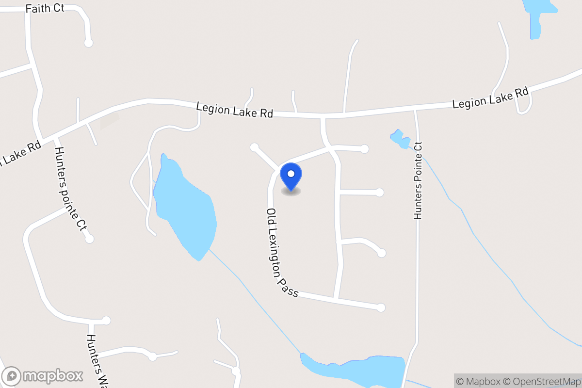 Map of 260 Olde Lexington Pass