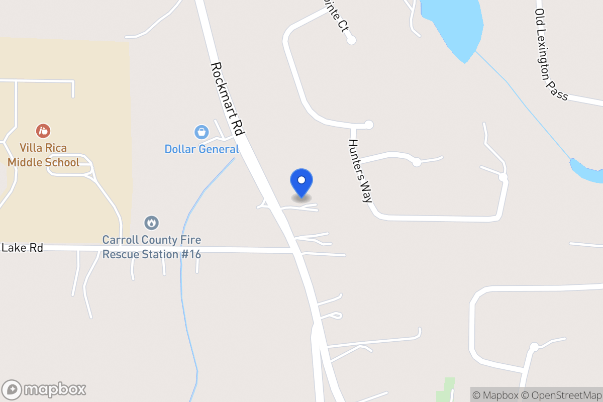 Map of 2515 Rockmart Rd