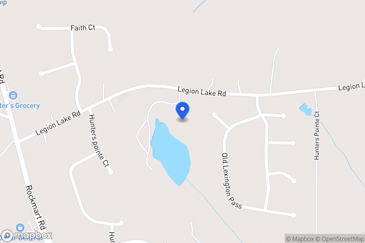 Map of 193 Legion Lake Rd