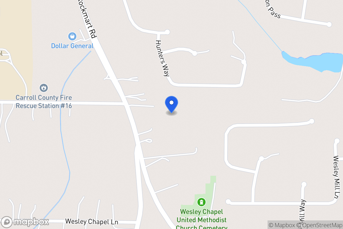 Map of 2495 Rockmart Rd