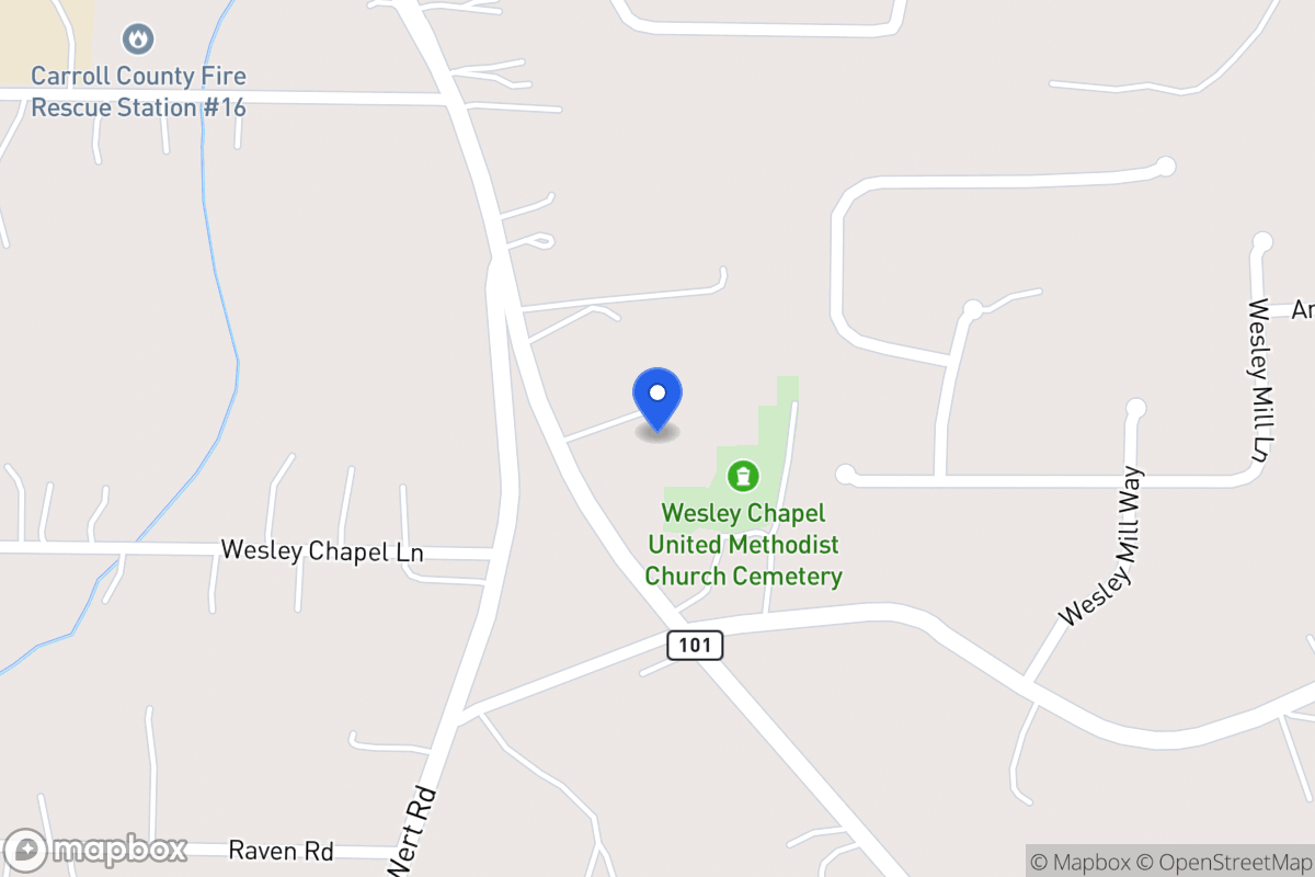 Map of 2391 Rockmart Rd