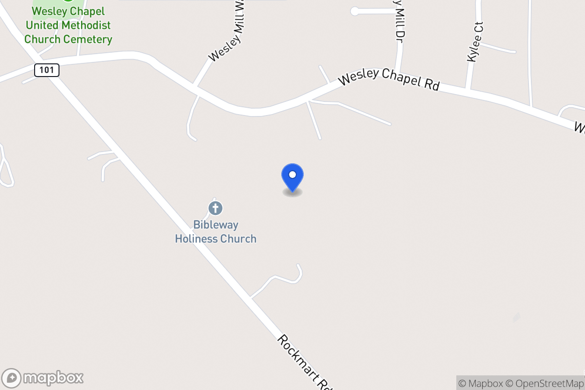 Map of 253 Wesley Chapel Rd