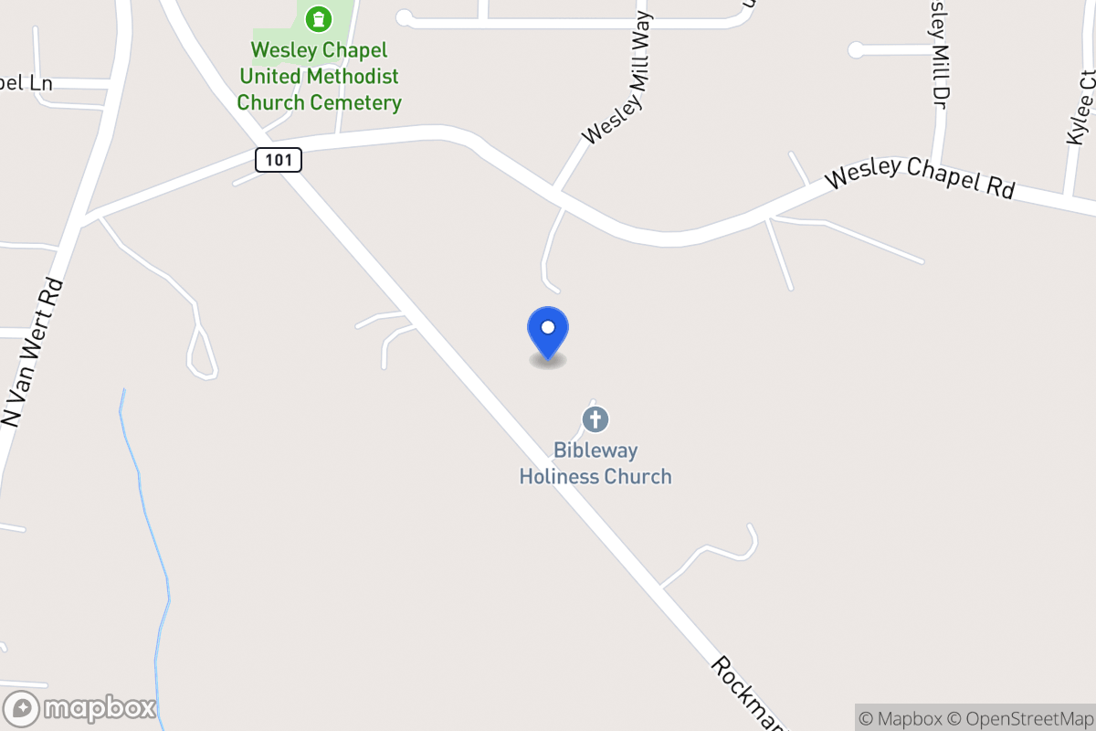 Map of 2207 Rockmart Rd