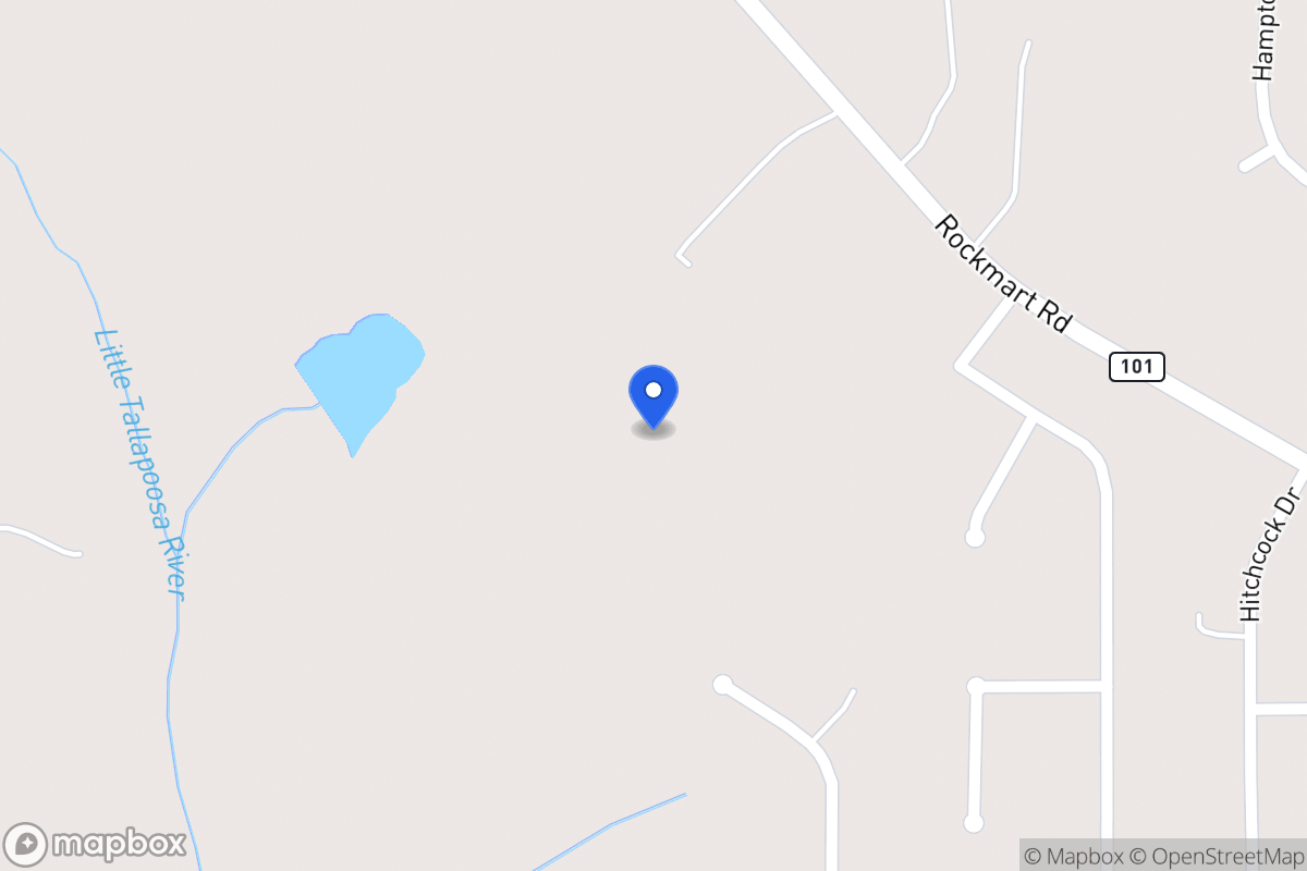 Map of 1960 Rockmart Rd