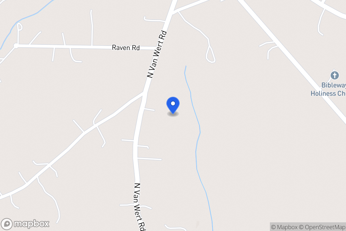 Map of 1549 N Van Wert Rd