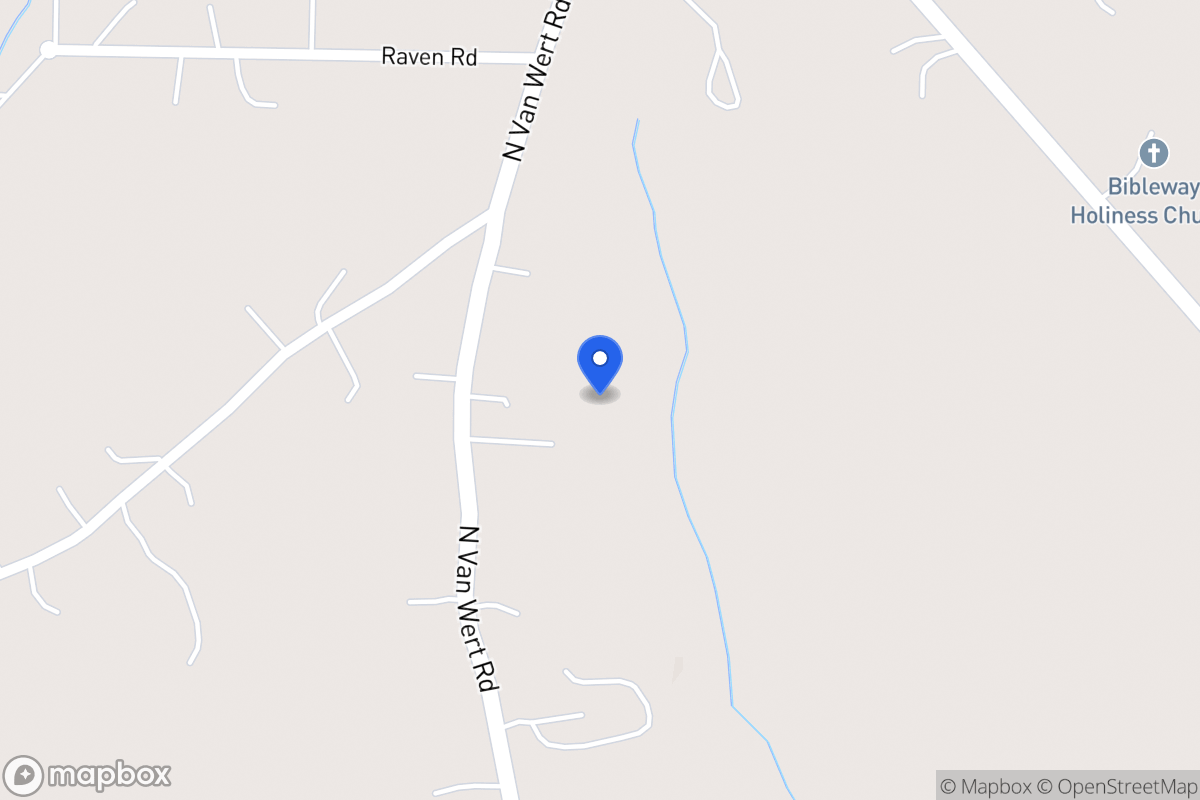 Map of 1505 N Van Wert Rd
