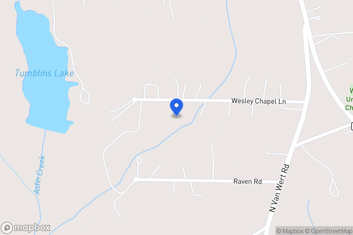 Map of 140 Wesley Chapel Ln