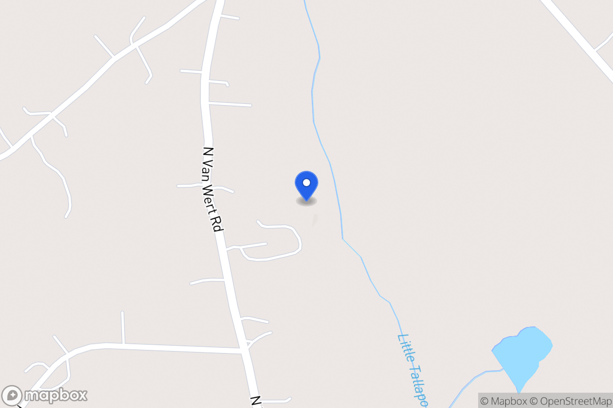 Map of N Van Wert Rd