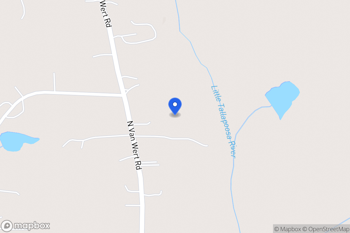 Map of 1291 N Van Wert Rd