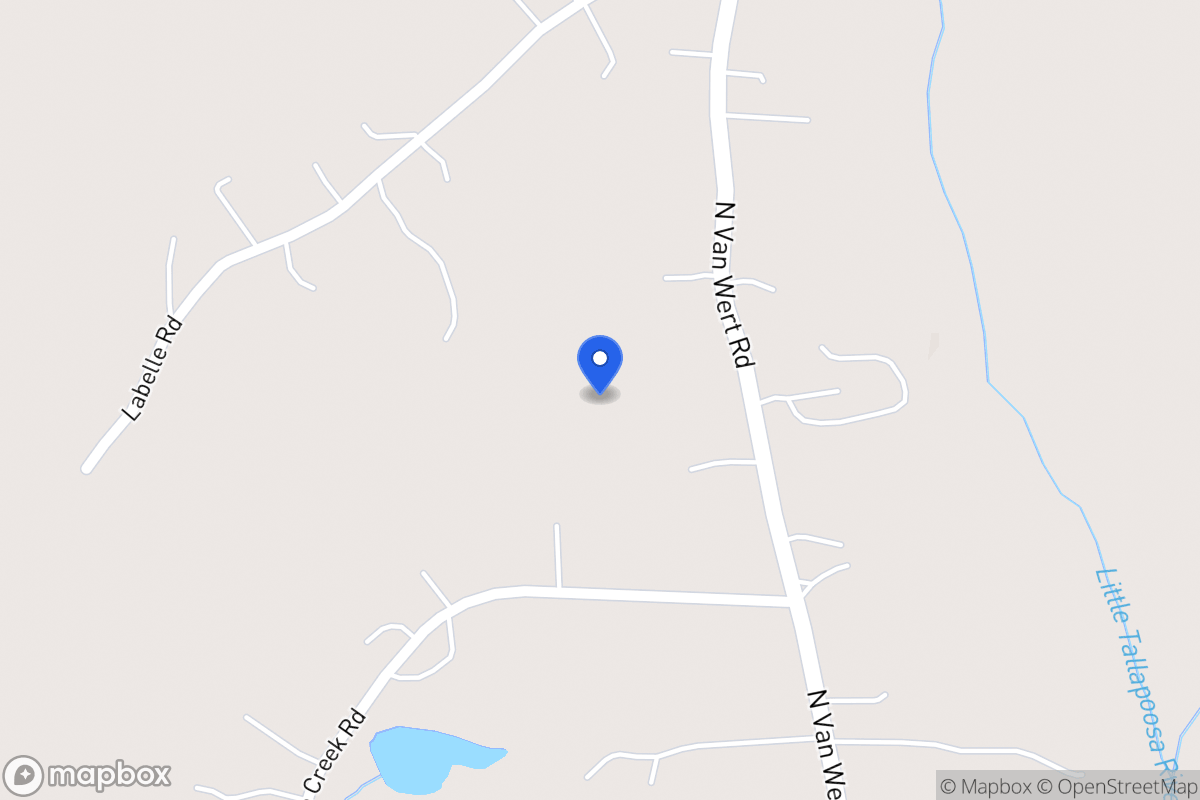 Map of 1408 N Van Wert Rd