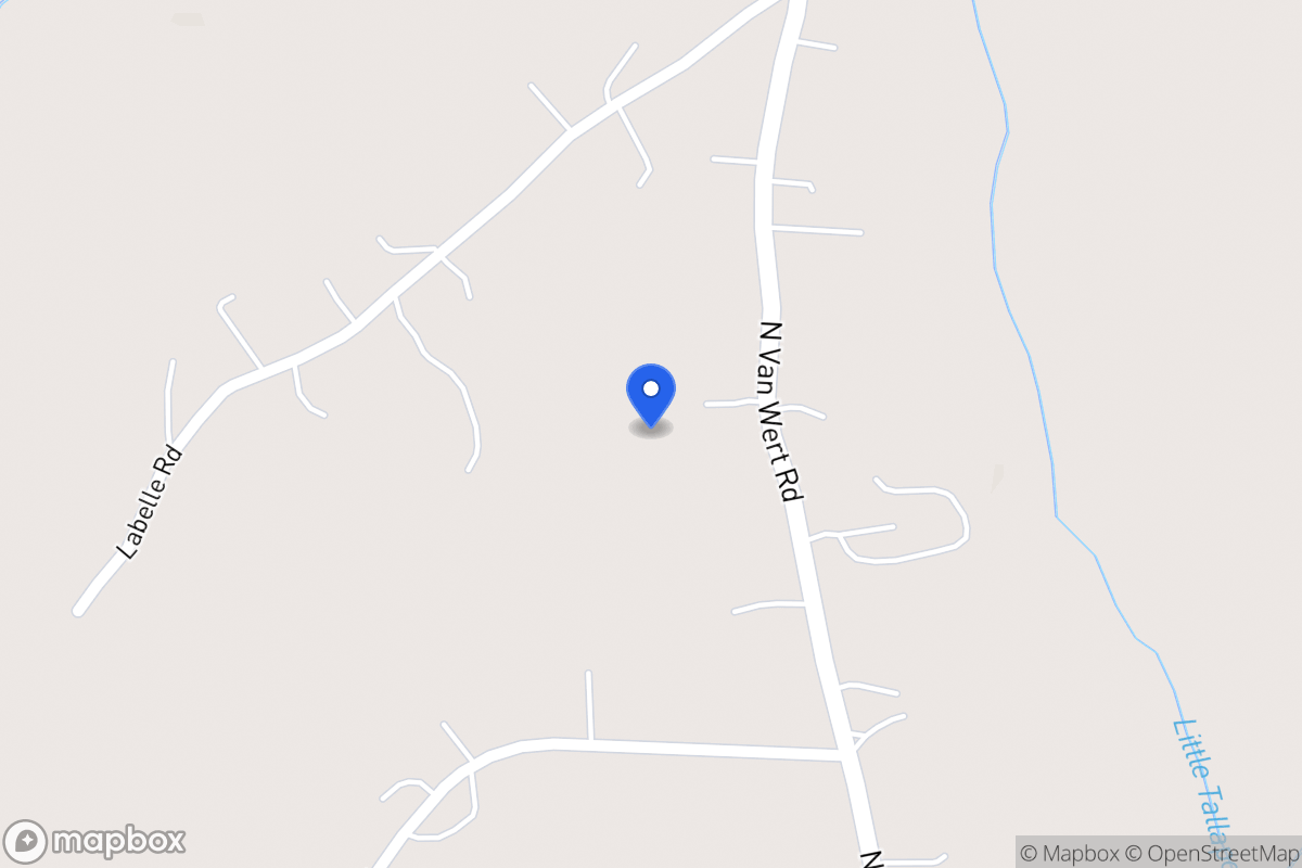 Map of 1444 N Van Wert Rd
