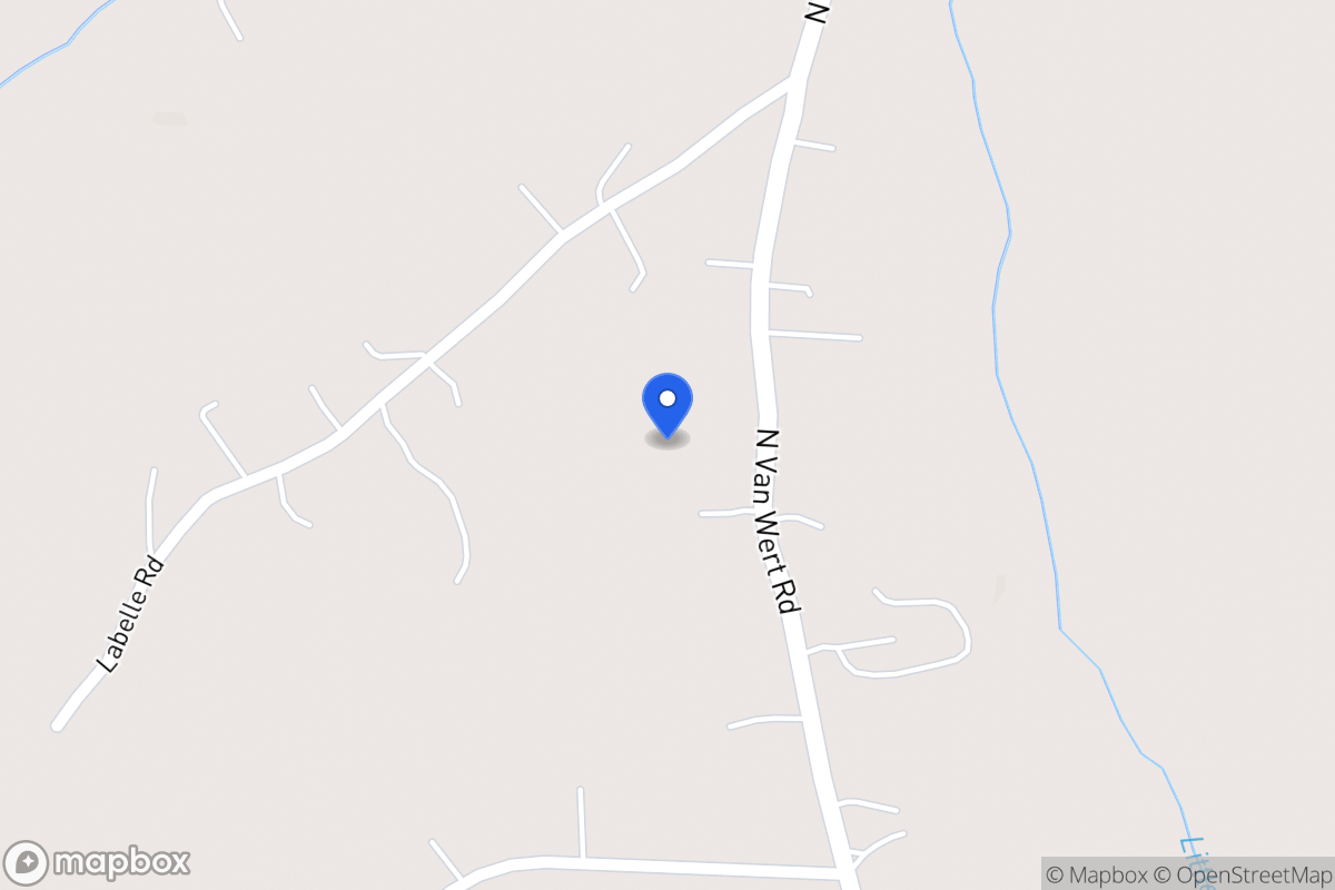 Map of 1458 N Van Wert Rd