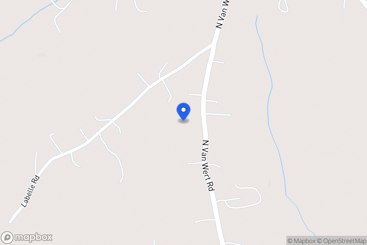 Map of 1484 N Van Wert Rd