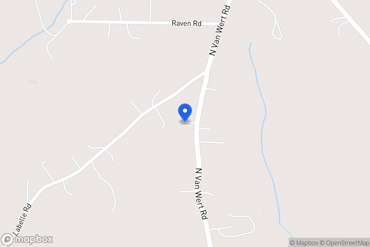 Map of 1512 N Van Wert Rd