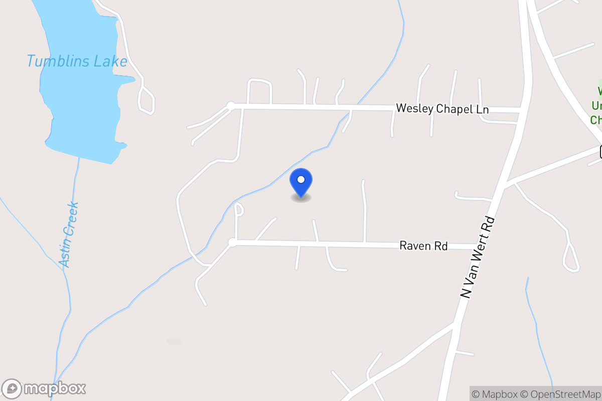 Map of 121 Raven Rd