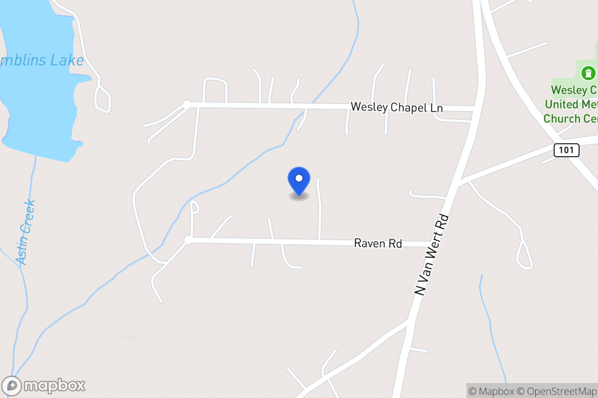 Map of 101 Raven Rd