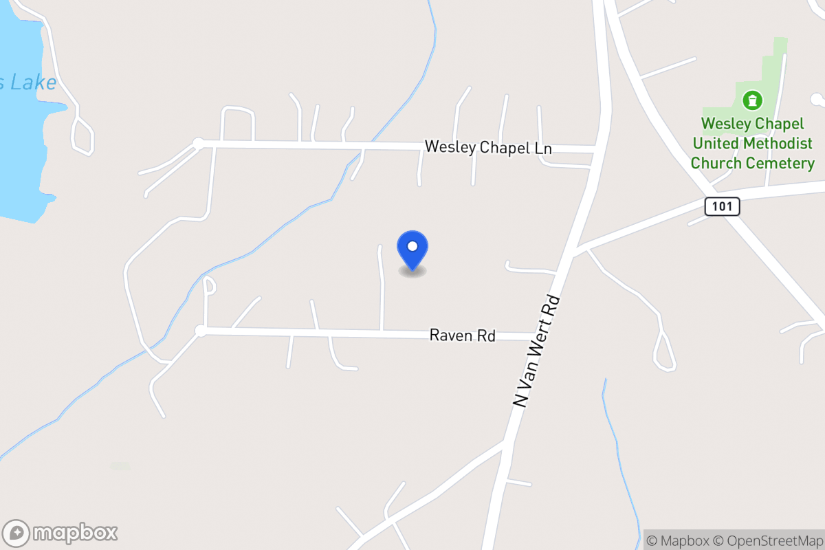 Map of 55 Raven Rd