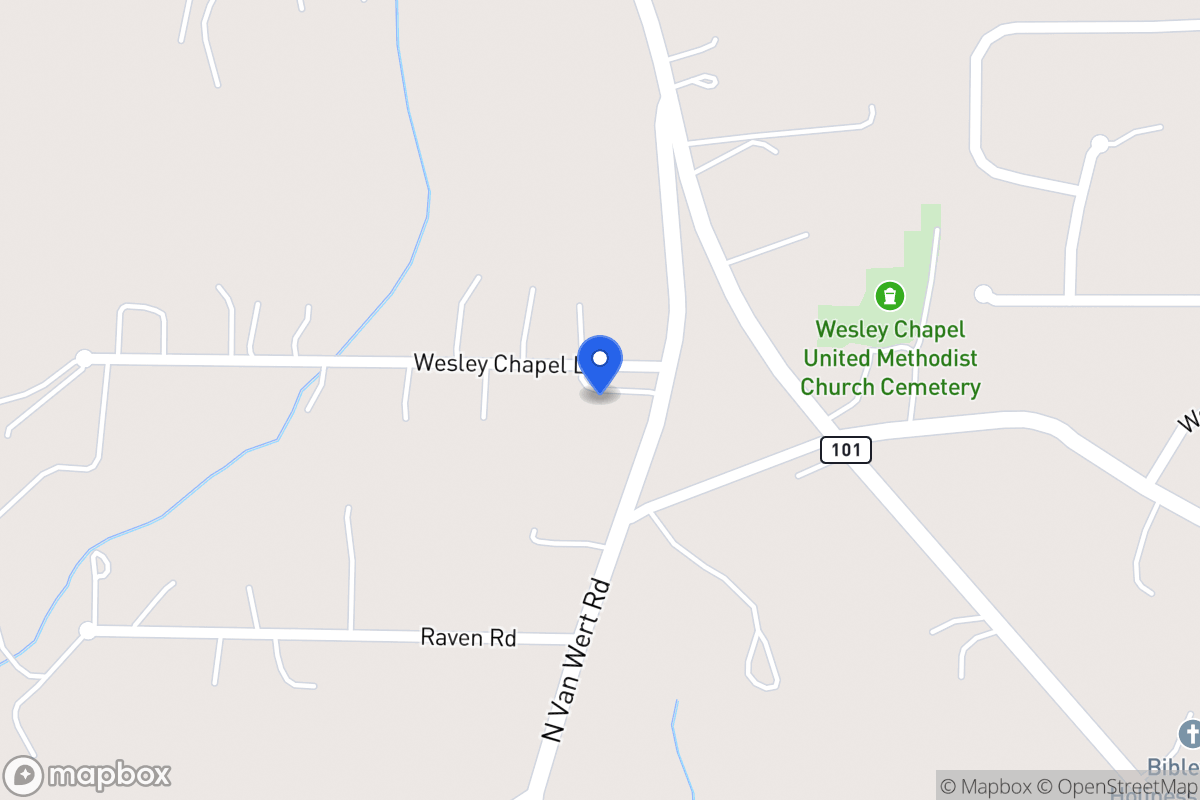 Map of 26 Wesley Chapel Ln