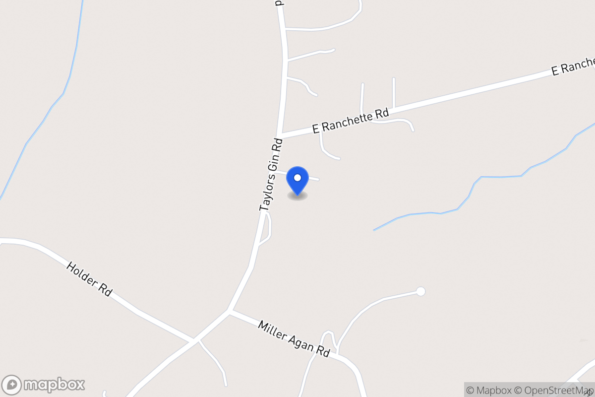 Map of 1235 Taylors Gin Rd