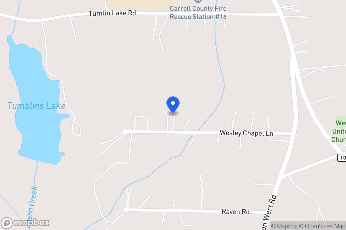 Map of 133 Wesley Chapel Ln