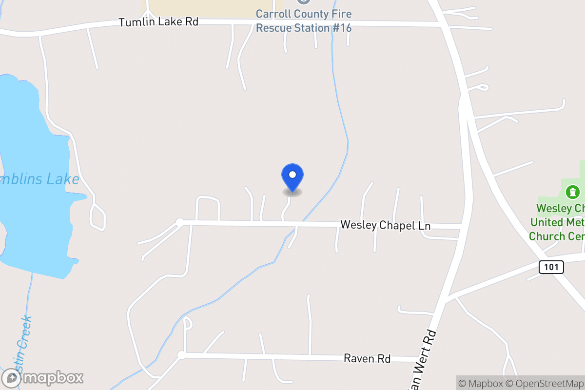 Map of 119 Wesley Chapel Ln