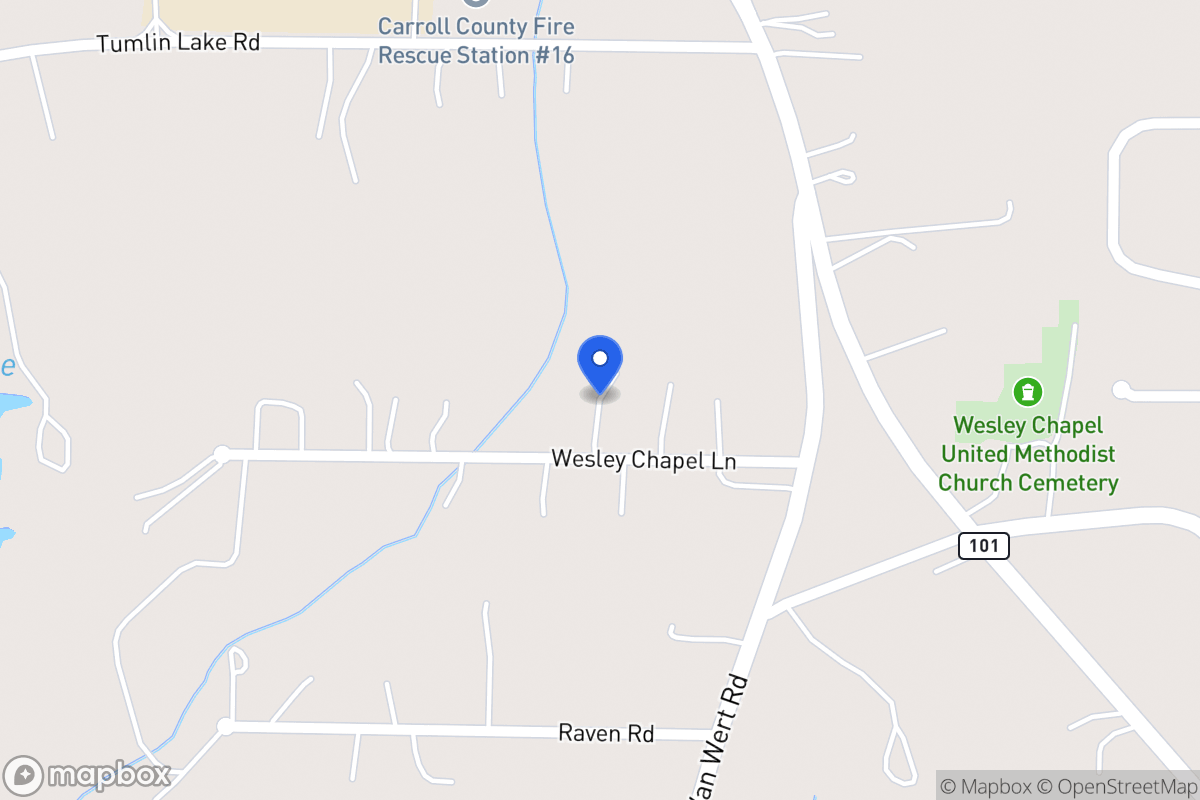 Map of 69 Wesley Chapel Ln