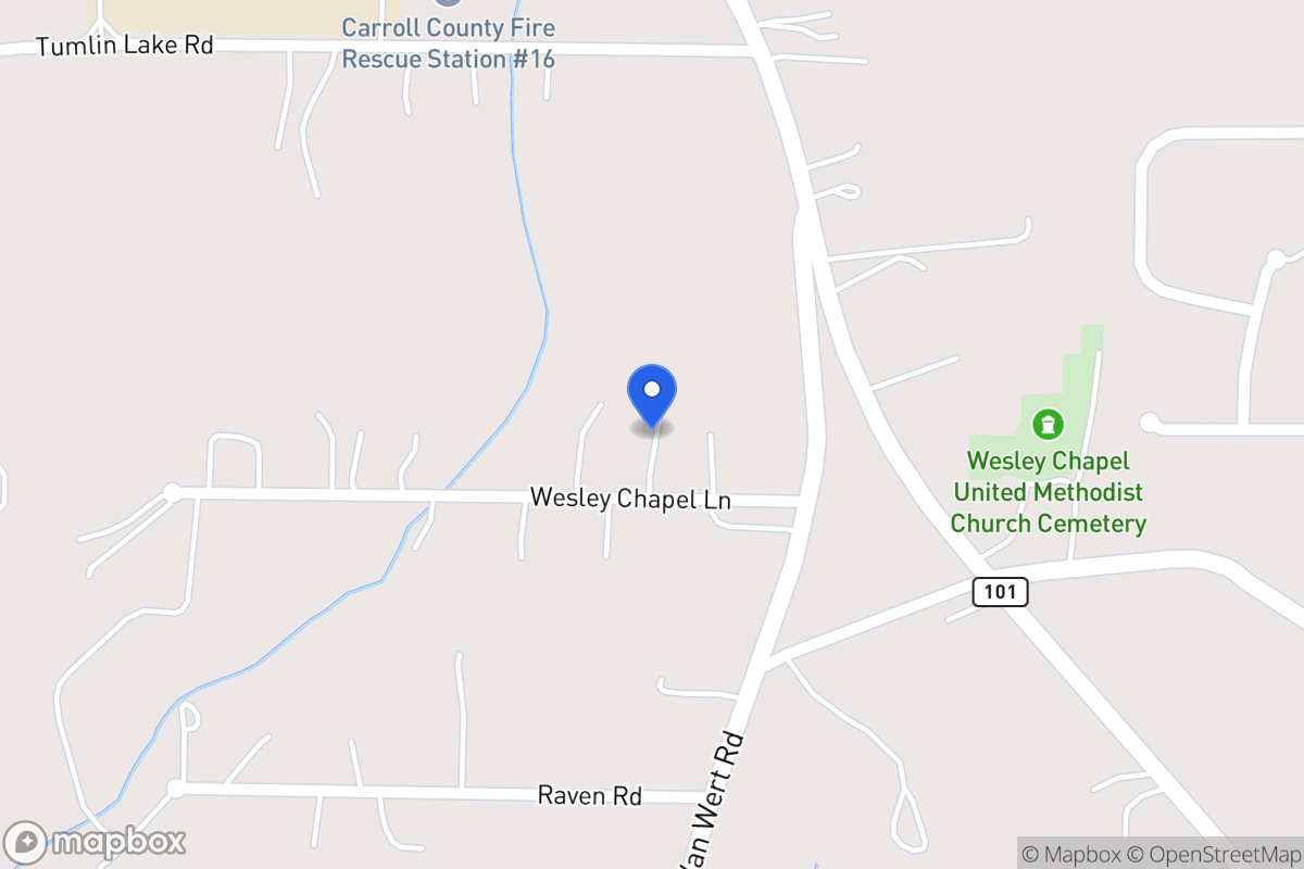 Map of 39 Wesley Chapel Ln