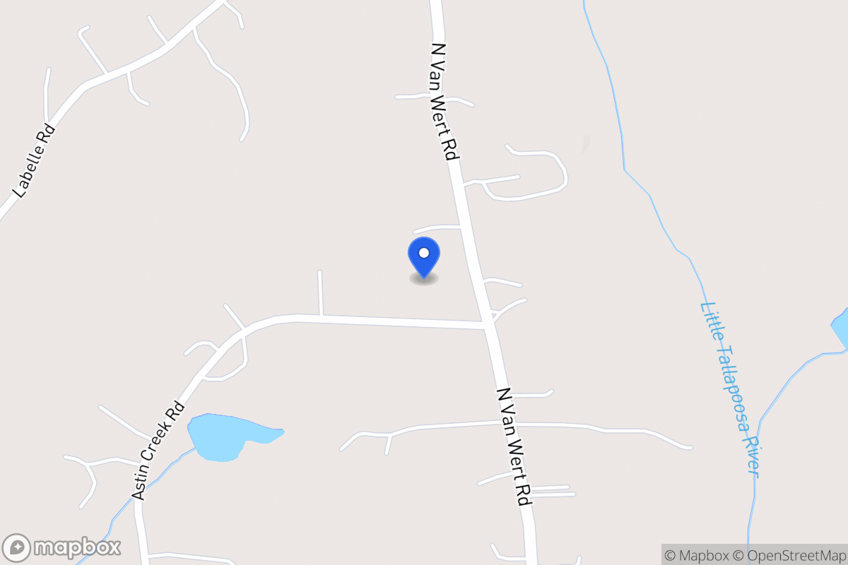 Map of 1350 N Van Wert Rd
