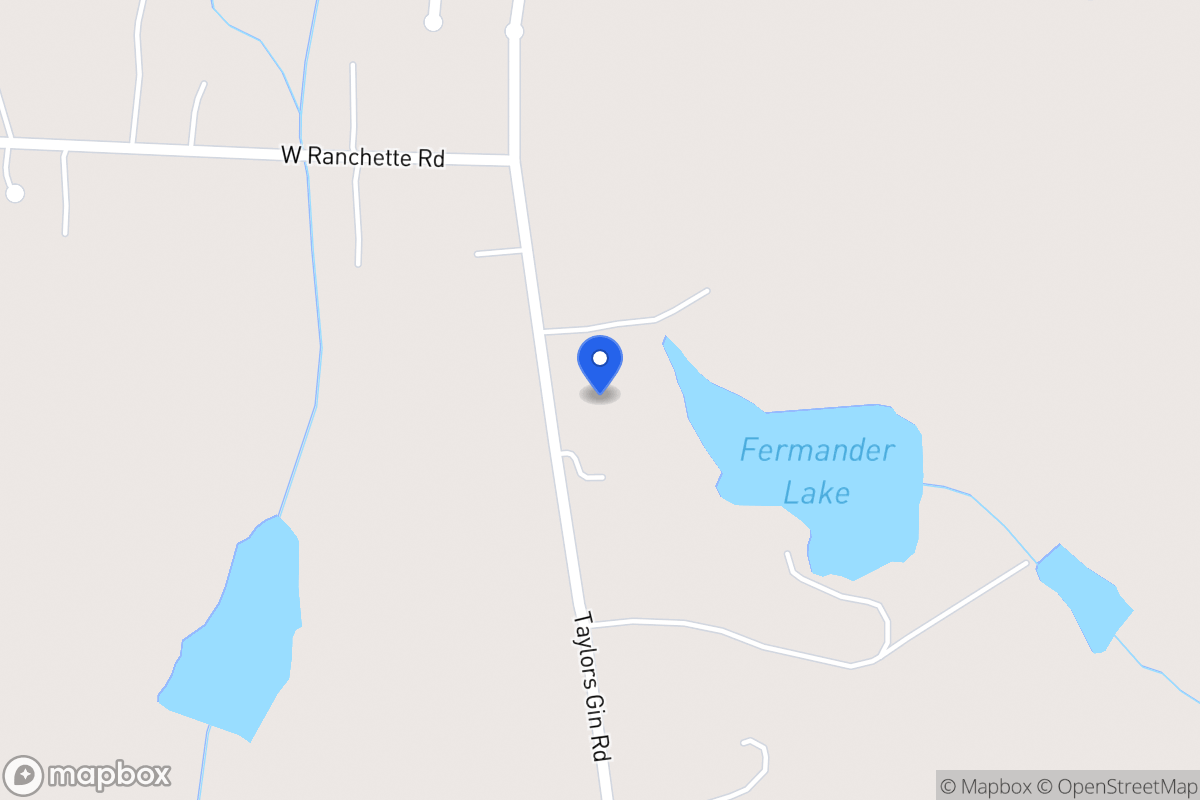Map of 1485 Taylors Gin Rd