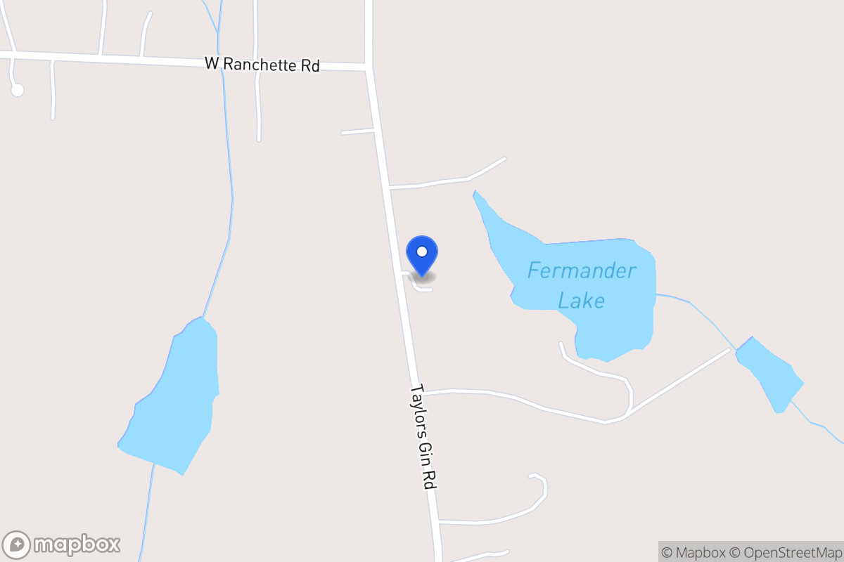 Map of 1453 Taylors Gin Rd