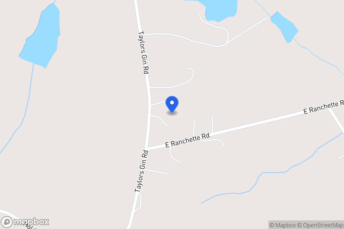 Map of 1313 Taylors Gin Rd