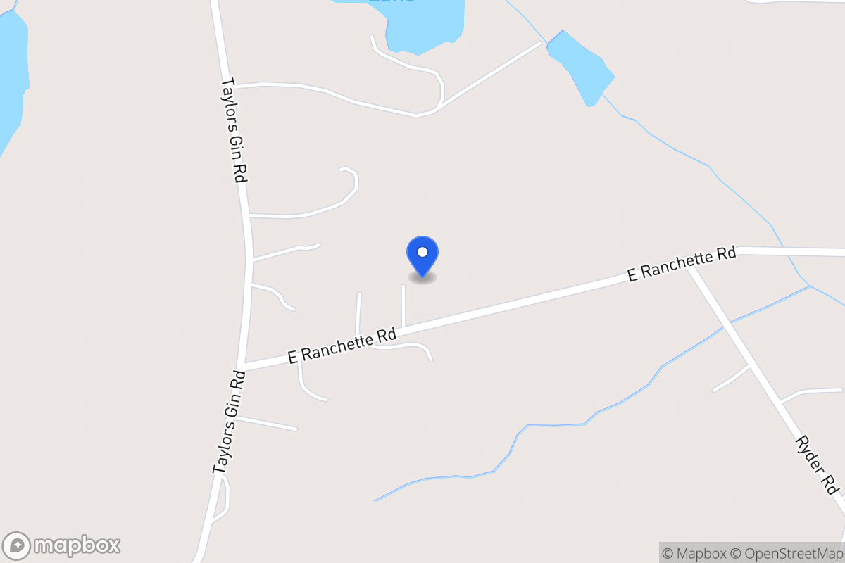 Map of 74 E Ranchette Rd