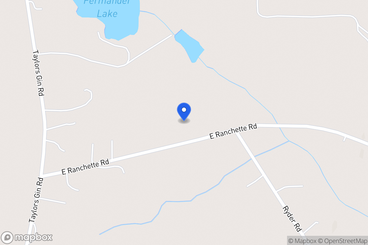 Map of 160 E Ranchette Rd
