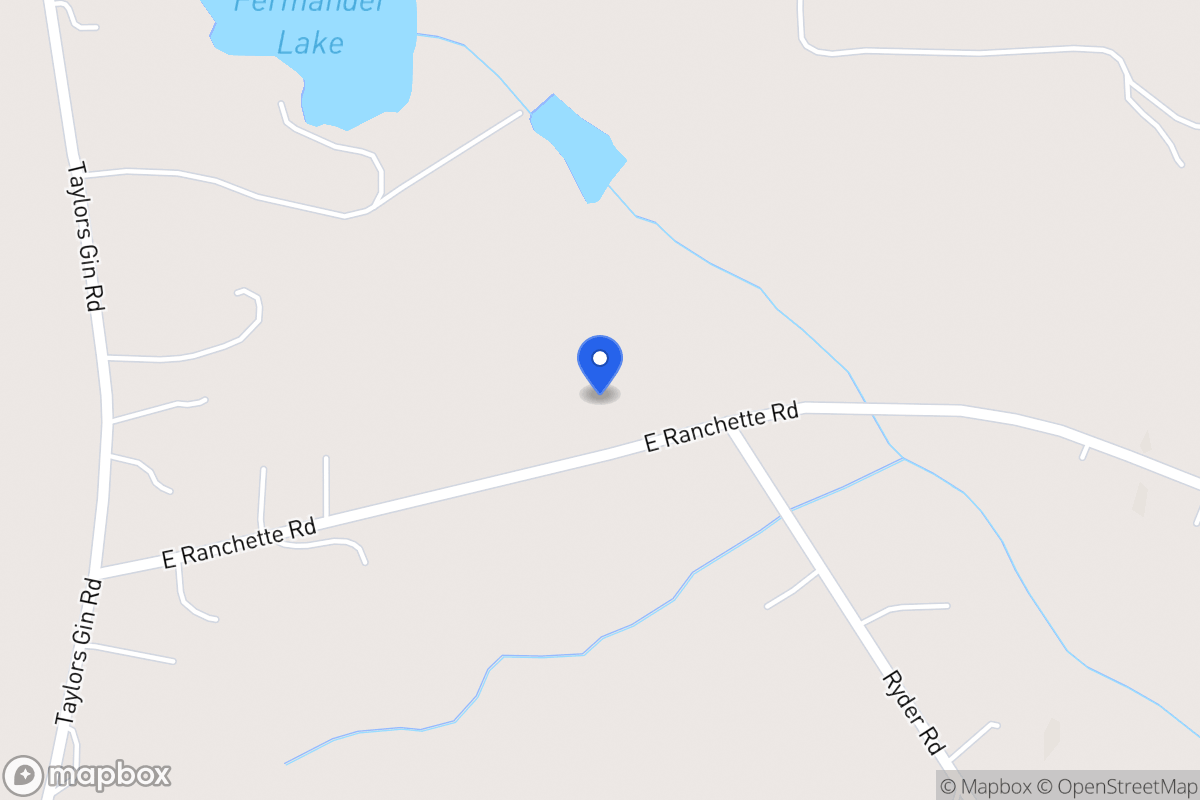 Map of 168 E Ranchette Rd