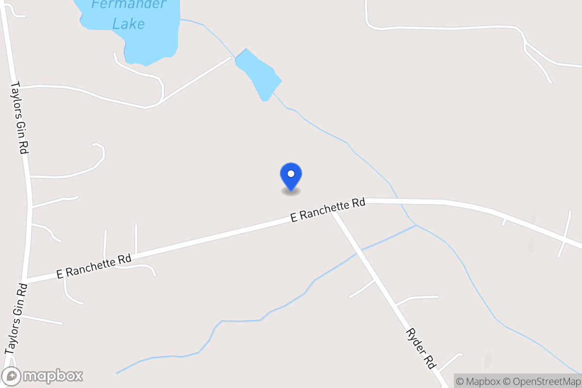 Map of 180 E Ranchette Rd