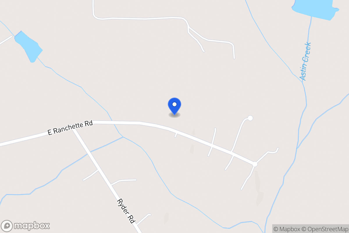 Map of E Ranchette Rd