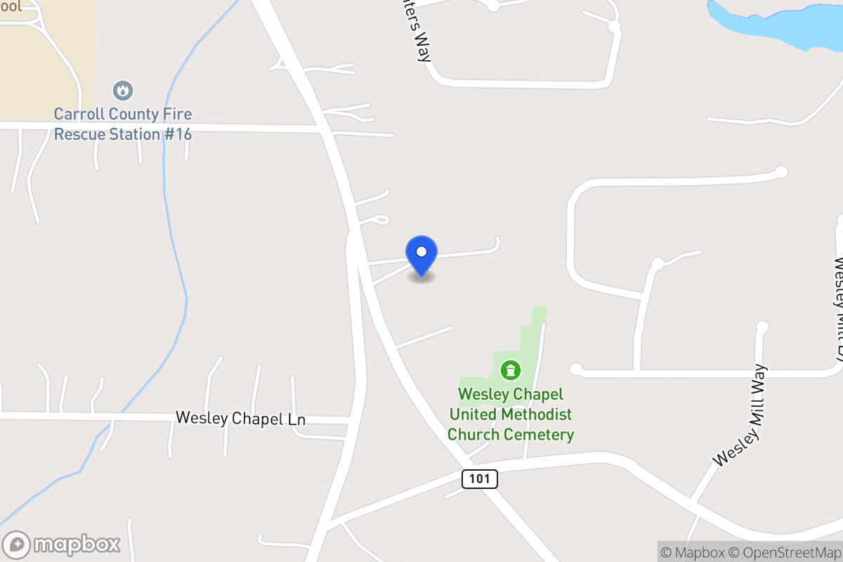 Map of 2427 Rockmart Rd