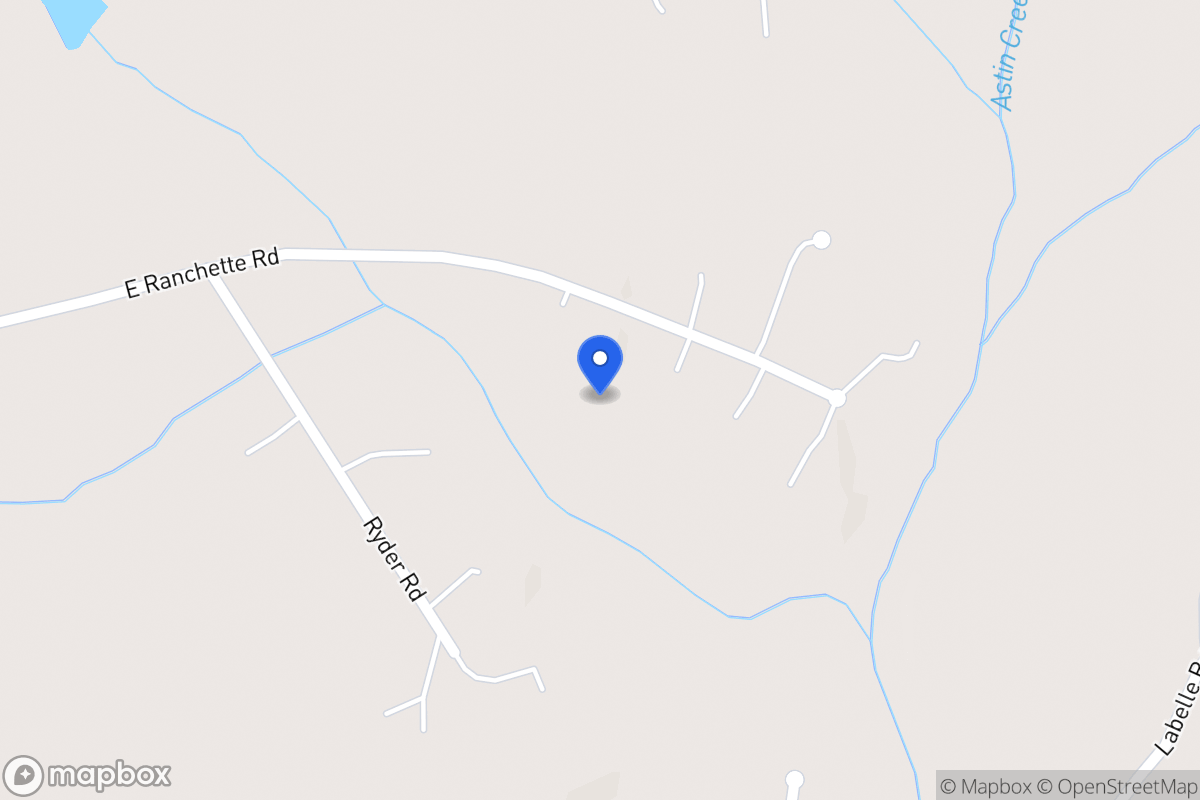 Map of 345 E Ranchette Rd